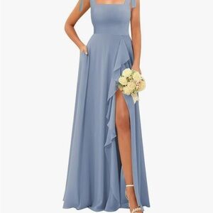 Amazon Women's Blue Maxi Dress